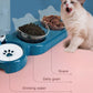 Cat Food Bowl Pet Automatic Feeder Water Dispenser