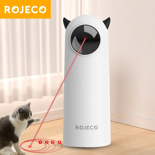 Interactive Smart Teasing Pet LED Laser Indoor Cat Toy