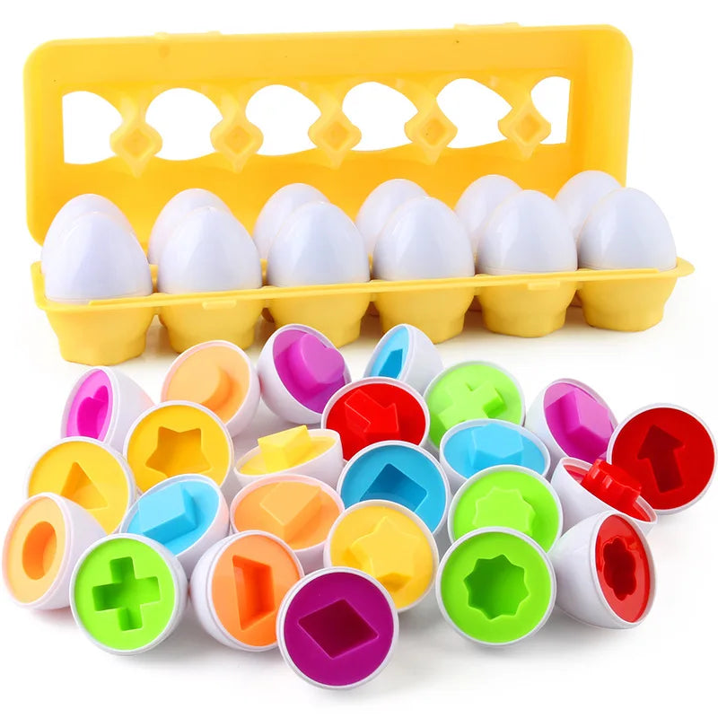 Eggs Screws 3D Puzzle Montessori Learning Education Math Toy - Pets & Kidz